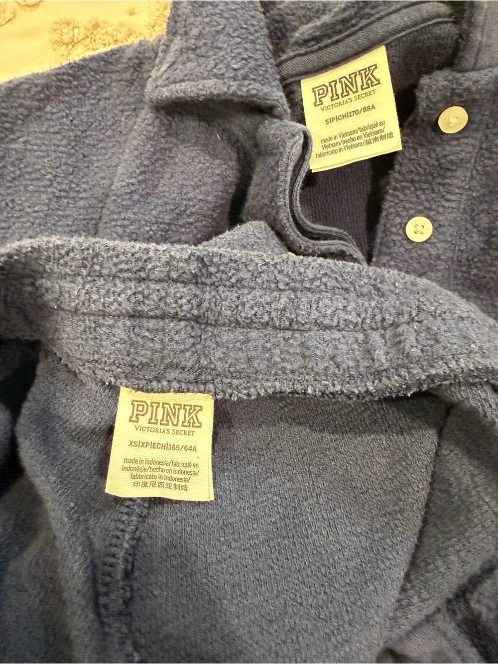 PINK Victorias Secret cozy navy